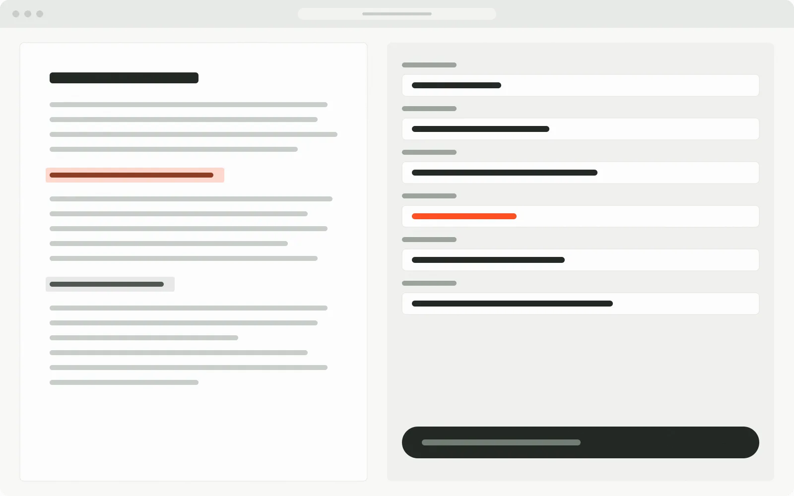 Document intelligence: illustrative interface preview